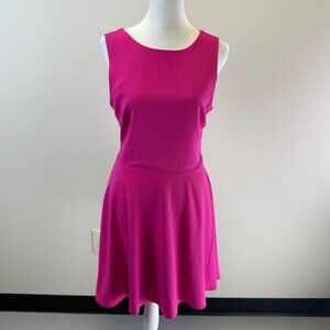 Sugar Lips Hot Pink Sundress Size Small Corset  Back Wedding Guest Girly Barbie